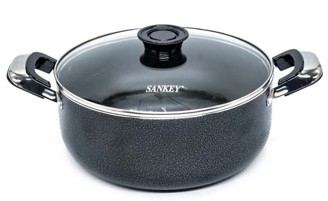 Sankey Cookware Set, Black, W-757, 7 pcs