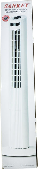 Sankey 42" (107 cm) Tower Fan with Remote Control, 