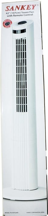 Sankey 42" (107 cm) Tower Fan with Remote Control, 