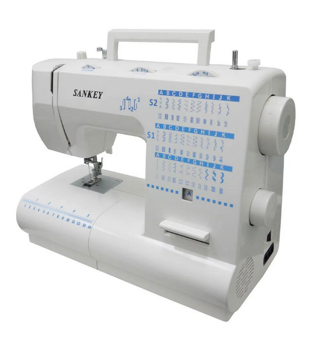 Sankey 66-Pattern Sewing Machine, White , 1 pc
