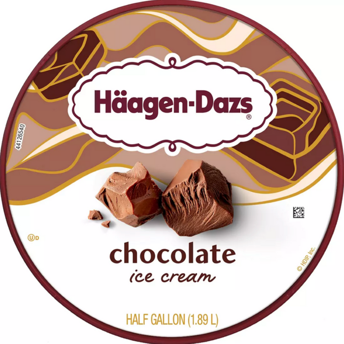 Haagen-Dazs Chocolate Ice Cream , 64 oz