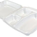 Termopac Foam Tray with Compartment, 8 x 8 in, 200 ct