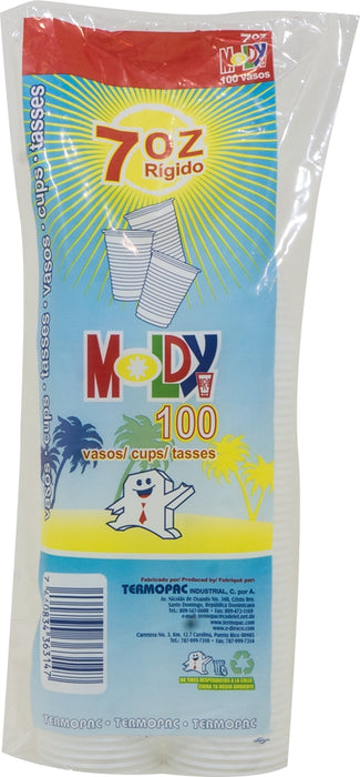 Moldy Plastic Cups, 7 oz, 100 ct