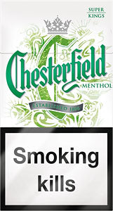 Chesterfield Menthol Cigarettes, Slog, 10-pack