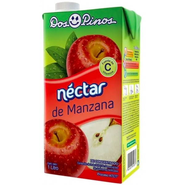 Dos Pinos Nectar Apple Juice , 1 L