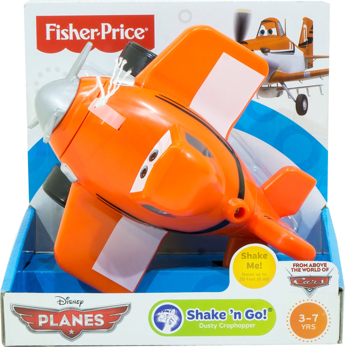 Fisher Price Shake N Go Plane, Orange, 