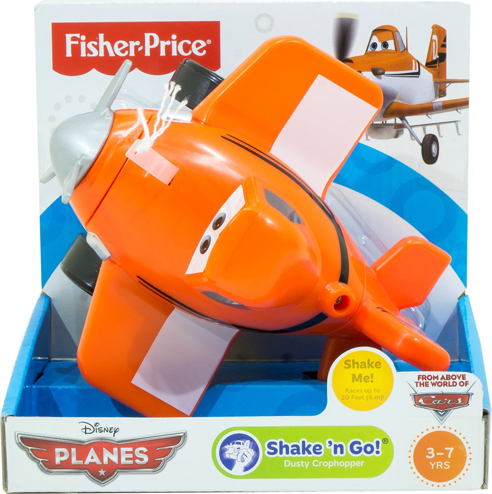 Fisher Price Shake N Go Plane, Orange, 