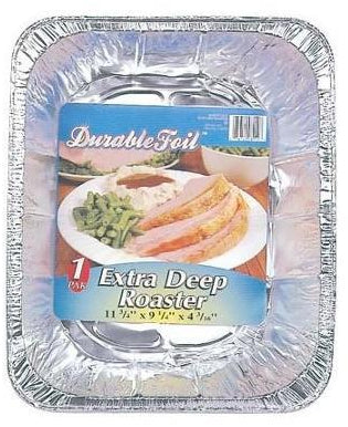 Durable Foil Extra Deep Roaster, 1 ct