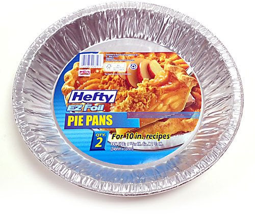 Hefty EZ Foil Pie Pans, Extra Large, 2 ct