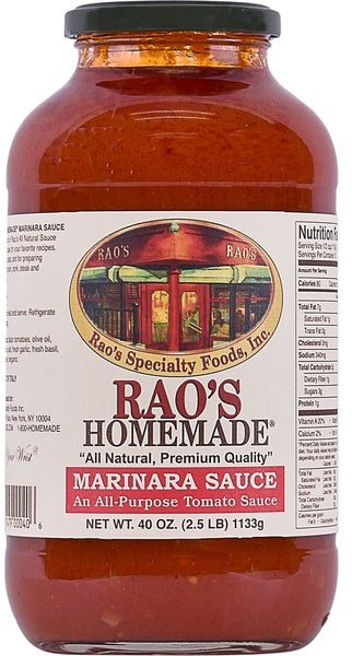 Rao's Homemade Marinara Sauce, 904 gr (40 oz)
