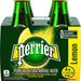 Perrier Sparkling Natural Mineral Water, Lemon, 4-pack, 4 x 11 oz