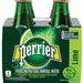 Perrier Sparkling Natural Mineral Water, Lime, 4-pack, 4 x 11 oz