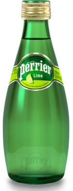 Perrier Sparkling Natural Mineral Water, Lime, 4-pack, 4 x 11 oz