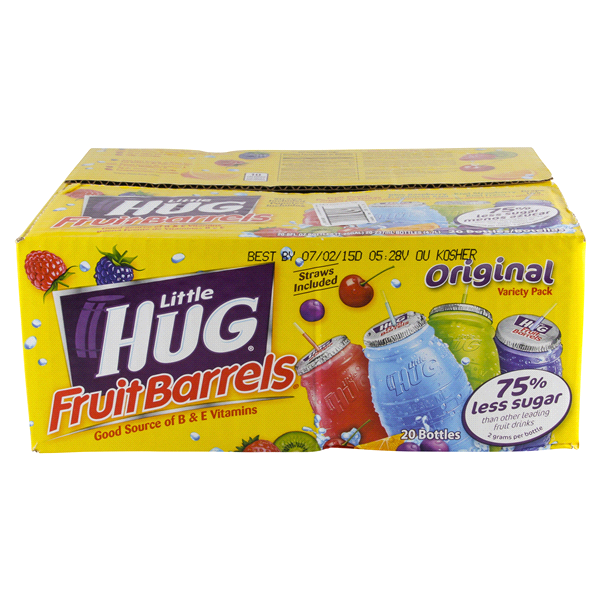 Little Hug Fruit Barrels, Variety Pack , 20 ct