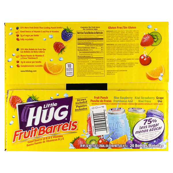 Little Hug Fruit Barrels, Variety Pack , 20 ct