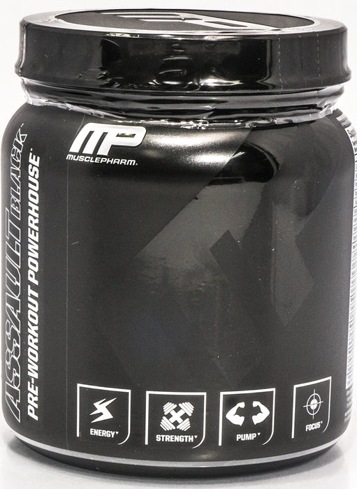 MP MusclePharm Black Label Assault Pre Workout, Fruit Punch, 0.77 lbs
