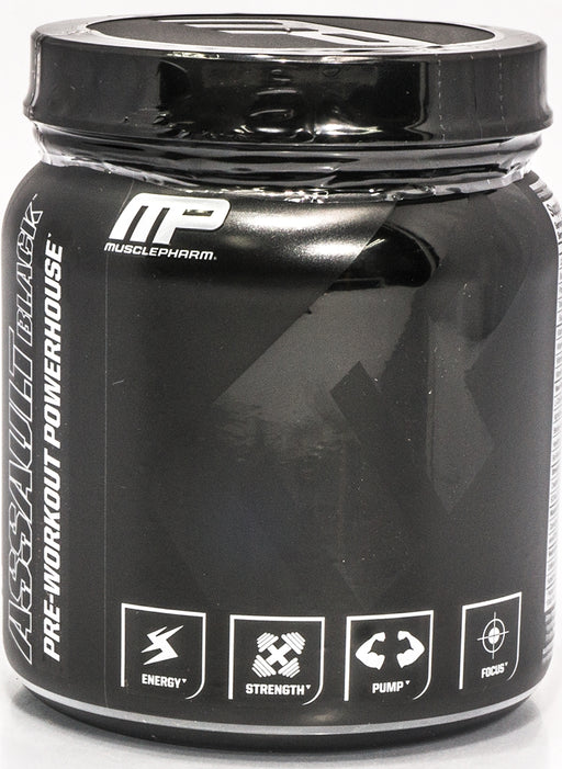 MP MusclePharm Black Label Assault Pre Workout, Fruit Punch, 0.77 lbs