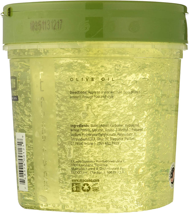 Eco Style Professional Styling Gel With Olive Oil , 24 oz