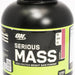 On Serious Mass High Protein Weight Gain Powder, Strawberry, 6 lbs