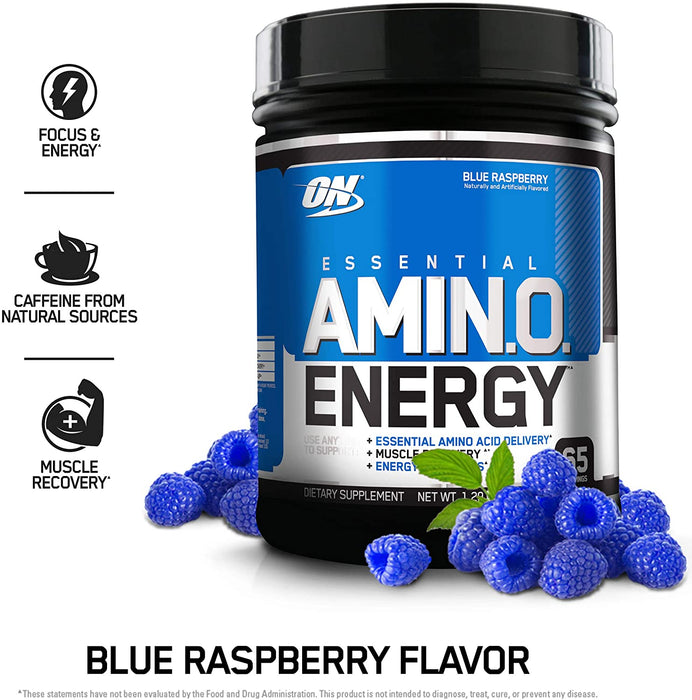 Optimum Nutrition Amino Energy, Blue Raspberry Flavor , 1.29 lbs