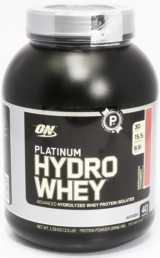 On Platinum Hydro Whey Advanced Hydrolyzed Protein Isolates, Strawberry, 3.5 lbs