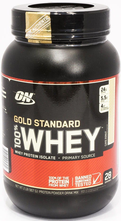 On Gold Standard Whey Protein Isolate, Cake Donut, 2 lbs