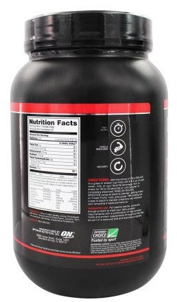 ON Optimum Nutrition 100% Whey Isolate Protein Powder, Chocolate Shake, 