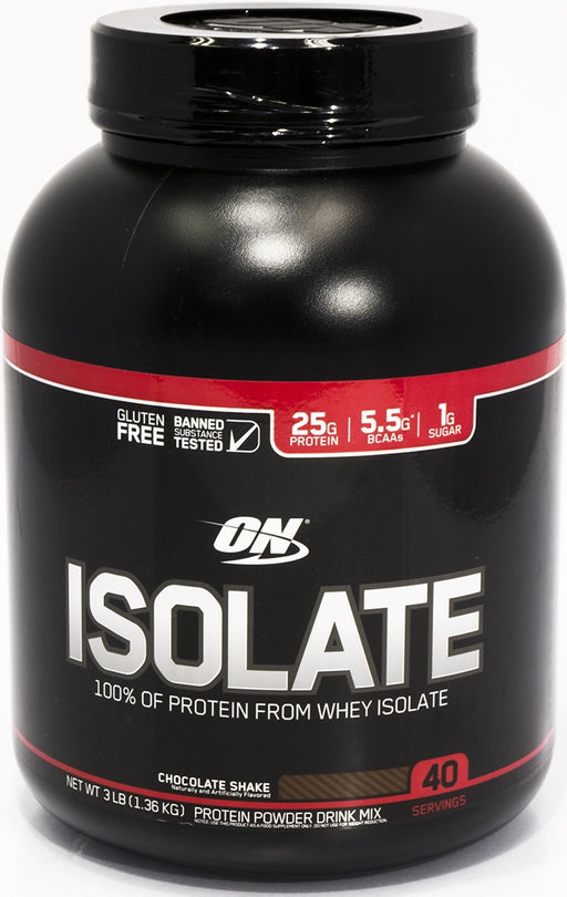 On Isolate, Chocolate Shake, 3 lbs