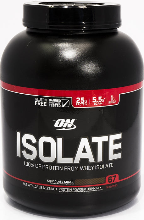 On Isolate, Chocolate Shake, 5.02 lbs