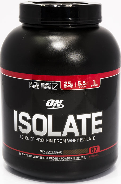 On Isolate, Chocolate Shake, 5.02 lbs