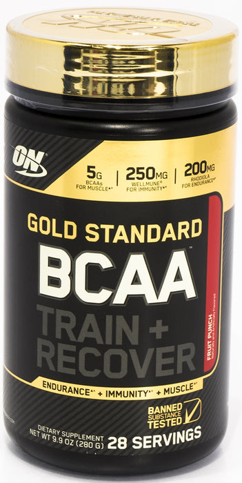 On Gold Standard BCAA Train & Recovery, Fruit Punch, 9.9 oz