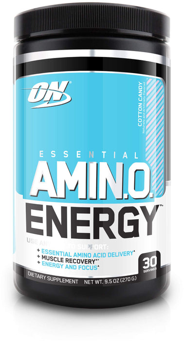 ON Essential AMIN.O. Energy Cotton Candy Dietary Supplement, 30 servings, 9.5 oz (270 gr)