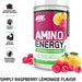 ON Essential AMIN.O. Energy Naturally Flavored Raspberry Lemonade Dietary Supplement, 25 servings, 7.94 oz (225 gr)