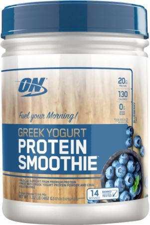 Optimum Nutrition Greek Yogurt Protein Smoothie Blueberry, 1.02 lbs