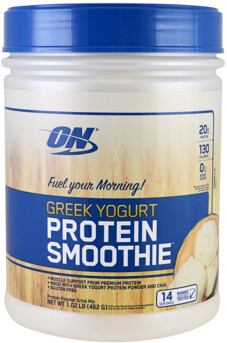 Optimum Nutrition Greek Yogurt Protein Smoothie Vanilla, 1.02 lbs