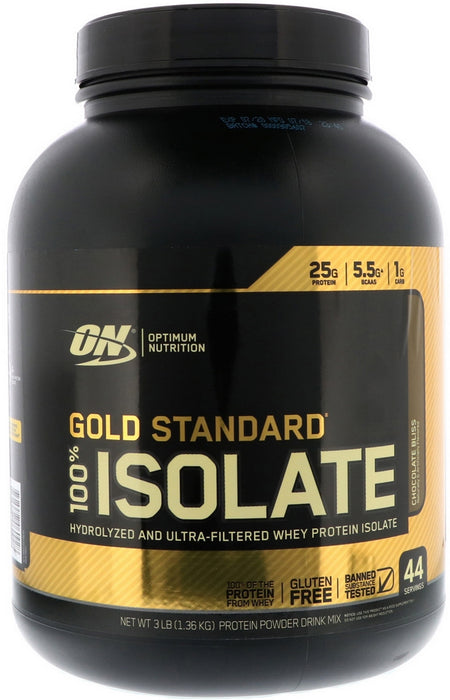 Optimum Nutrition Gold Standard 100% Whey Isolate Protein Chocolate Bliss, 1.64 lbs