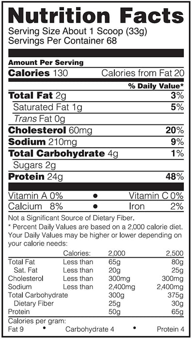 ON Gold Standard 100% Plant-Based Unflavored Protein Powder Drink Mix. 19 servings, 1.42 bs (646 gr)