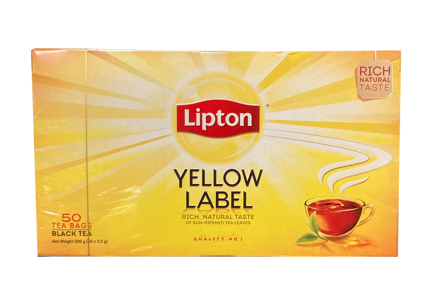 Lipton Yellow Label Black Tea Bags , 50 ct —