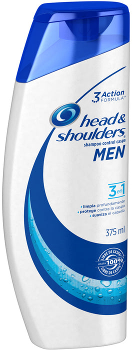 Head & Shoulders 3 in 1 Shampoo For Men, 375 ml, 375 ml