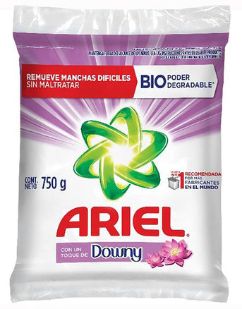 Ariel With Downy Powdered Detergent, 750 g