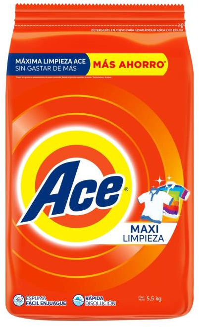 Ace Max Cleaning Powder Detergent, 5.5 kg