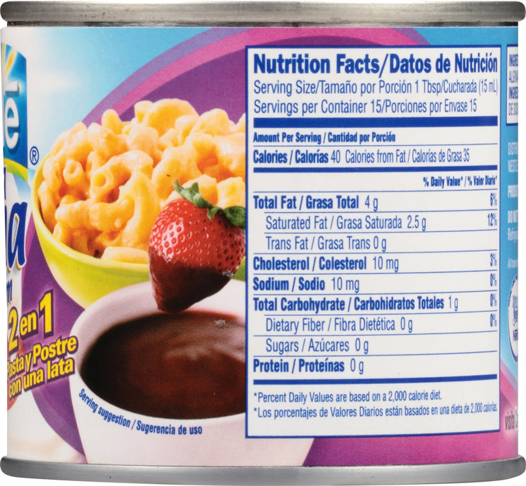 Nestle Milk Cream Half & Half (Media Crema), 225 gr