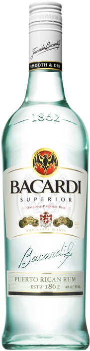 Bacardi Superior Light Rum, 40% Vol., 750 ml