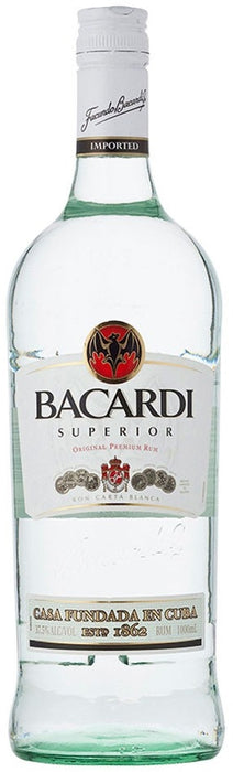 Bacardi Superior White Rum, 37.5% Vol., 1 L