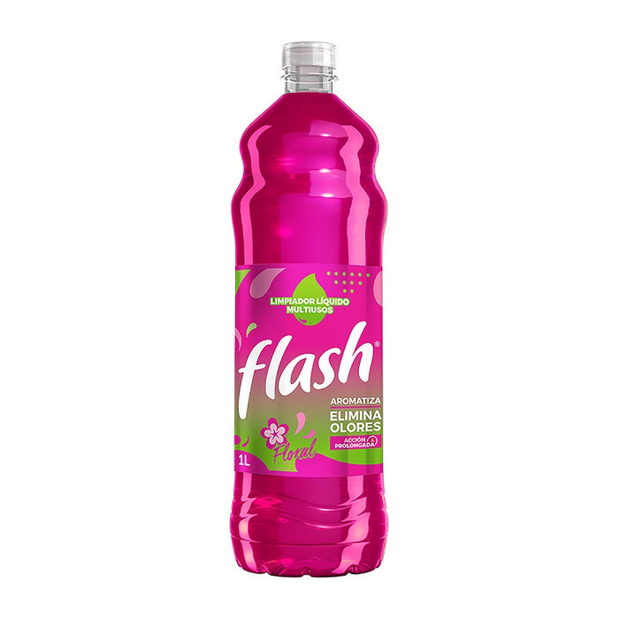 Flash Disinfectant Multi Purpose Cleaner, Floral Scent , 1 L