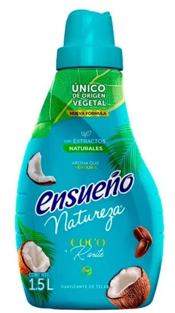 Ensueno Natural Coco Karite Fabric Softener , 1.5 L —