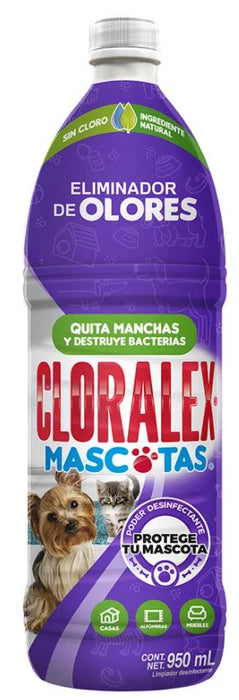 Cloralex Pet Cleaner Odor Eliminator , 950 ml