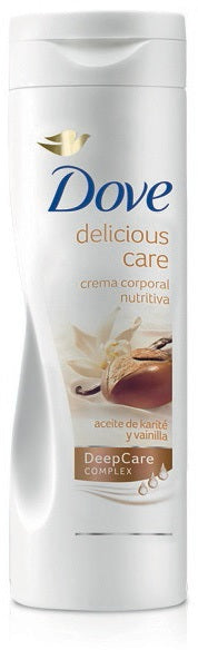Dove Delicious Care Nourishing Body Lotion with Keratin Oil & Vanilla, 400 ml