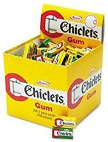 Chiclets Gums Assorted Packs, 100 x 2 ct