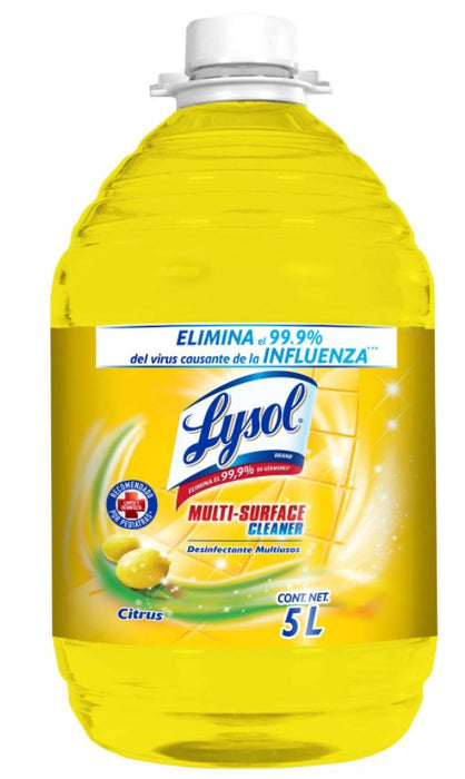 Lysol Multi Surface Cleaner Citrus , 5 L